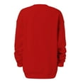 thumbnail image 5 of Costumes de Noël en Liquidation Col Rond Mode Décontractée Manches Longues Chandail en Molleton Imprimé de Noël Hauts Blouse Chandail en Molleton Grande Taille pour Femmes, 5 of 5