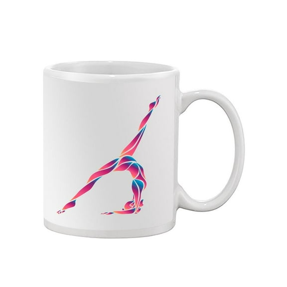 Silhouette Of Gymnastic Female Mug Unisex's -Image by Shutterstock
