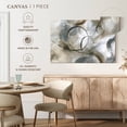 thumbnail image 5 of Elephant Stock Allegro Wall Art - Horizontal Canvas Wall Art - Living Room Wall Decor - Abstract Canvas - Gray And Brown Decor By Nan - 24" x 16", 5 of 8