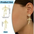 thumbnail image 2 of 10 dijes de lazo chapados en oro de 18 quilates, pequeños colgantes de metal con lazo para collares, pendientes y bisutería. Agujero: 3 mm., 2 of 7