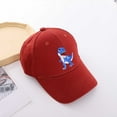 thumbnail image 2 of Huowey Baby Sun Hats Kids Baseball Cap Summer Sun Hat For Boys Girls Toddler Adjustable Dinosaur Embroidery Casual Outdoor Sports Hat Bucket Hats,Red,One Size, 2 of 3