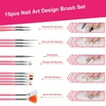 thumbnail image 2 of Nail Design Kit, Nail Dotting Tools, Nail Art Brushes, Nail Art Kit for Beginners, Nail Art Rhinestone, Nail Art Foil, Nail Art Striping Tapes, 2 of 7