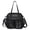 Black, variant on Soda Candy Mesh Tote Bag Stadium Approved 12x6x12 Heavy Duty Beach Bag for Sports Gym Concerts Travel Daily Use