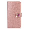 thumbnail image 6 of Allytech Galaxy S10 5G Case ONLY (Not for S10/S10e/S10+), Glitter PU Leather Folio Flip Magnetic Closure Stand Feature Cards Slots Wallet Cases Covers for Samsung Galaxy S10 5G, Rosegold, 6 of 7