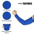 thumbnail image 4 of Unique Bargains 1 Pair Reduce Joint Pain Arm Elbow Compression Sleeve XL Size Blue, 4 of 6