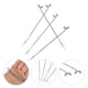 thumbnail image 2 of 10 Uds. Aguja para abalorios, gancho de ganchillo, herramienta para abalorios, aguja para abalorios de Metal para manualidades, 2 of 6