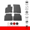 thumbnail image 2 of Ikon Motorsports Floor Mats Compatible With 2021-2025 Ford Bronco Sport, Gray Nylon Car Auto Front Rear Carpets Liner 4PC Set Protector, 2 of 9
