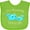Apple Green, variant on Inktastic My Mommy Loves Me Cute Narwhal Boys or Girls Baby Bib
