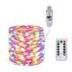thumbnail image 1 of Eyfqtcs 10M Usb Led Cadena Luces De Hadas Alambre De Cobre Lámpara De Navidad (Luz Colorida), 1 of 9
