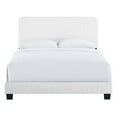 thumbnail image 3 of Modway Celine Channel Tufted Performance Velvet Twin Bed in White, 3 of 9