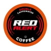 Red Alert Coffee Extra Strong Coffee Pods (Recyclable) Compatible With 2.0 Keurig K Cup Brewers, Caffeine, 40 Count (Pack of 1)