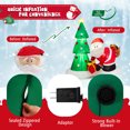 thumbnail image 6 of Gymax 7FT Christmas Inflatable Tree & Santa Claus Yard Decor w/ Air Blower & LED Lights, 6 of 10