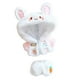 thumbnail image 2 of Ropa de muñeca de peluche Hugo pantalones de abrigo con cremallera de moda Conejo, 2 of 9