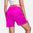 thumbnail image 7 of Women's Fashionable Printed Drawstring Shorts Summer Elastic Waist Casual And Lightweight With Pockets Women's Casual Shorts Women's Tops Short Sleeve Dress Shorts for Women Softball Sliding Shorts, 7 of 7
