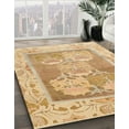 thumbnail image 2 of Ahgly Company Indoor Square Abstract Orange Abstract Area Rugs, 4' Square, 2 of 6