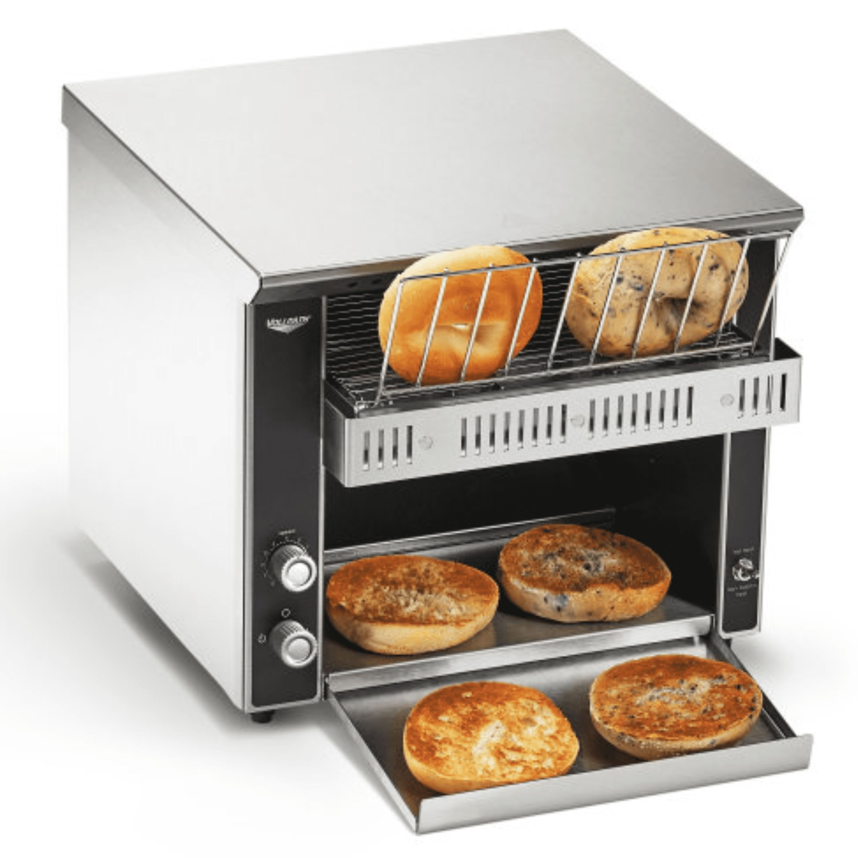 Vollrath CT2B-120500 Horizontal Conveyor Bagel & Bun Toaster, Stainless Steel, 120v, NSF