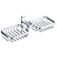 thumbnail image 1 of Naiovety Jabonera de baño doble portátil, sin perforaciones de aluminio, sin taladro, soporte para estante montado en la pared, caja de jabón Juegos de accesorios de baño, 1 of 6