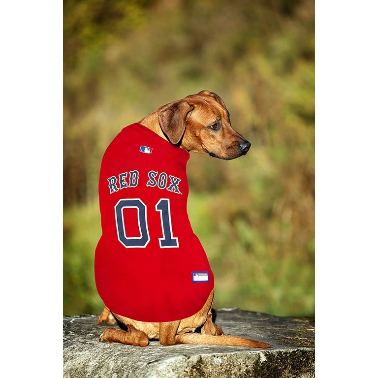 Pets First MLB Boston Red Sox Mesh Jersey for Dogs and Cats - Licensed Soft  Poly-Cotton Sports Jersey - XXX-Large