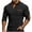 Black-1, variant on Men's Waffle Sweatshirt Casual Knited Long Sleeve Mock Neck Pullover Stylish Elbow Patched Cozy V Neck Henley Shirts