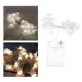 thumbnail image 3 of Luz decorativa de conejito de Pascua, linda farola, funciona con pilas, 20 luces LED conejo doble, 3 of 9