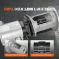 thumbnail image 4 of VEVOR Hydraulic Wood Log Splitter Pump Kit, 22GPM, 2 Stage 4000PSI Aluminum Hydraulic Gear Pump, with Valve Coupling Installation Base 3/4'' NPT Outlet 3600 RPM, for Small Engine Mounting Log Splitter, 4 of 9