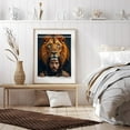 thumbnail image 6 of Diamond Art Kit for Adults, Lion Fusion Human Artistry Diamond Painting for Adults Beginners, DIY Diamond Art Painting Kits, 5D Diamond Painting Crafts for Home Decor 12x16 Frameless, 6 of 7