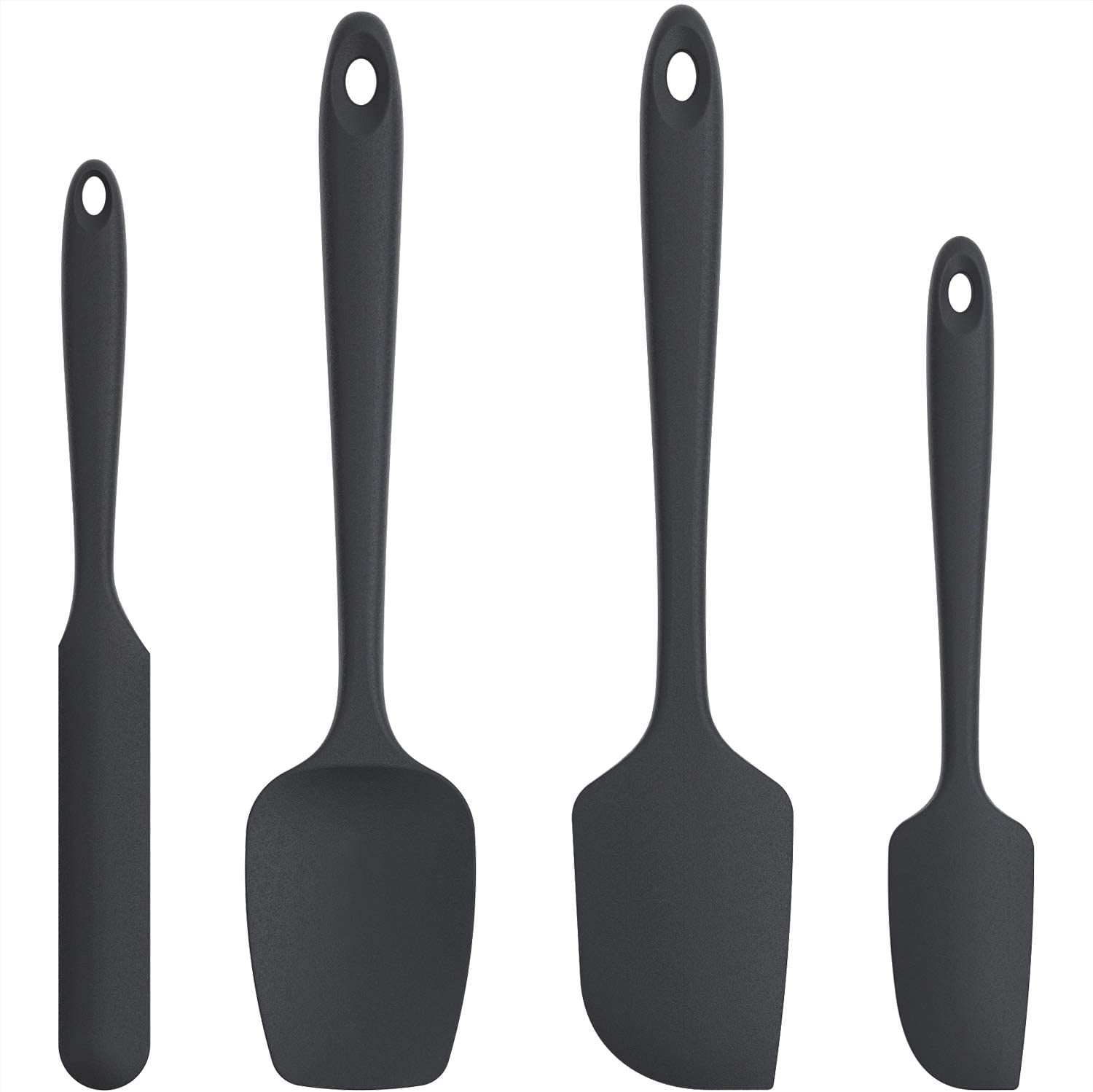 Silicone Spatula Set - Heat Resistant Rubber Spatula .Kitchen  Spatulas.Plastic Spatula. for Cooking, Baking, Mixing. Nonstick Cookware  Friendly (Mixed Colors)