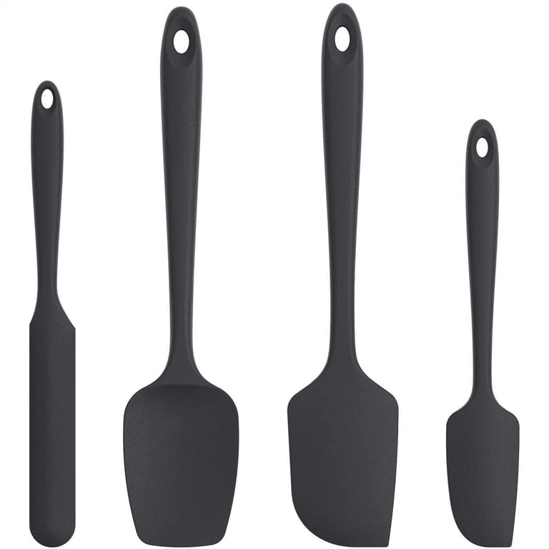 Silicone Spatula Set - Heat Resistant & BPA Free - 4 Piece Nonstick Rubber  Spatula for Cooking, Baking, Mixing, Frosting - Dishwasher Safe Kitchen