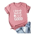 thumbnail image 2 of XCHQRTI Funny Saying Shirts for Women Slogan T Shirts Short Sleeve Graphic Tees, 2 of 8