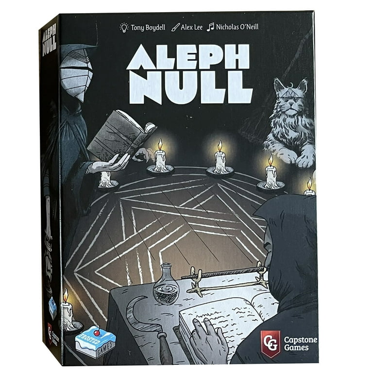 Capstone Games Aleph Null - Capstone Games, Single Player Card Game - Deck Deconstruction, Escalating Tension, Card Combos, & Hell Itself! Ages 14+, 1 Player, 30 Minutes Capstone Games Aleph Null - Capstone Games, Single Player Card Game - Deck Deconstruction, Escalating Tension, Card Combos, & Hell Itself! Ages 14+, 1 Player, 30 Minutes
