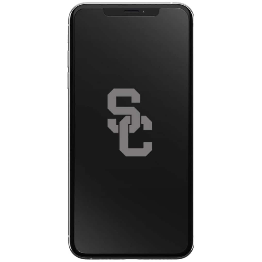 USC Trojans Disappearing Logo iPhone Screen Protector