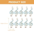thumbnail image 4 of 10 pcs DIY Music Notes Charms Jewelry Making Musical Notes Charms Metal Music Symbol Charms, 4 of 8