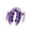 Purple, variant on 26 Wheel Leg Massager Roller Portable Massage Tool for Calf Thigh and Arm Muscle Relief - 360° Rolling Design for Athletes, Runners, and Home Use