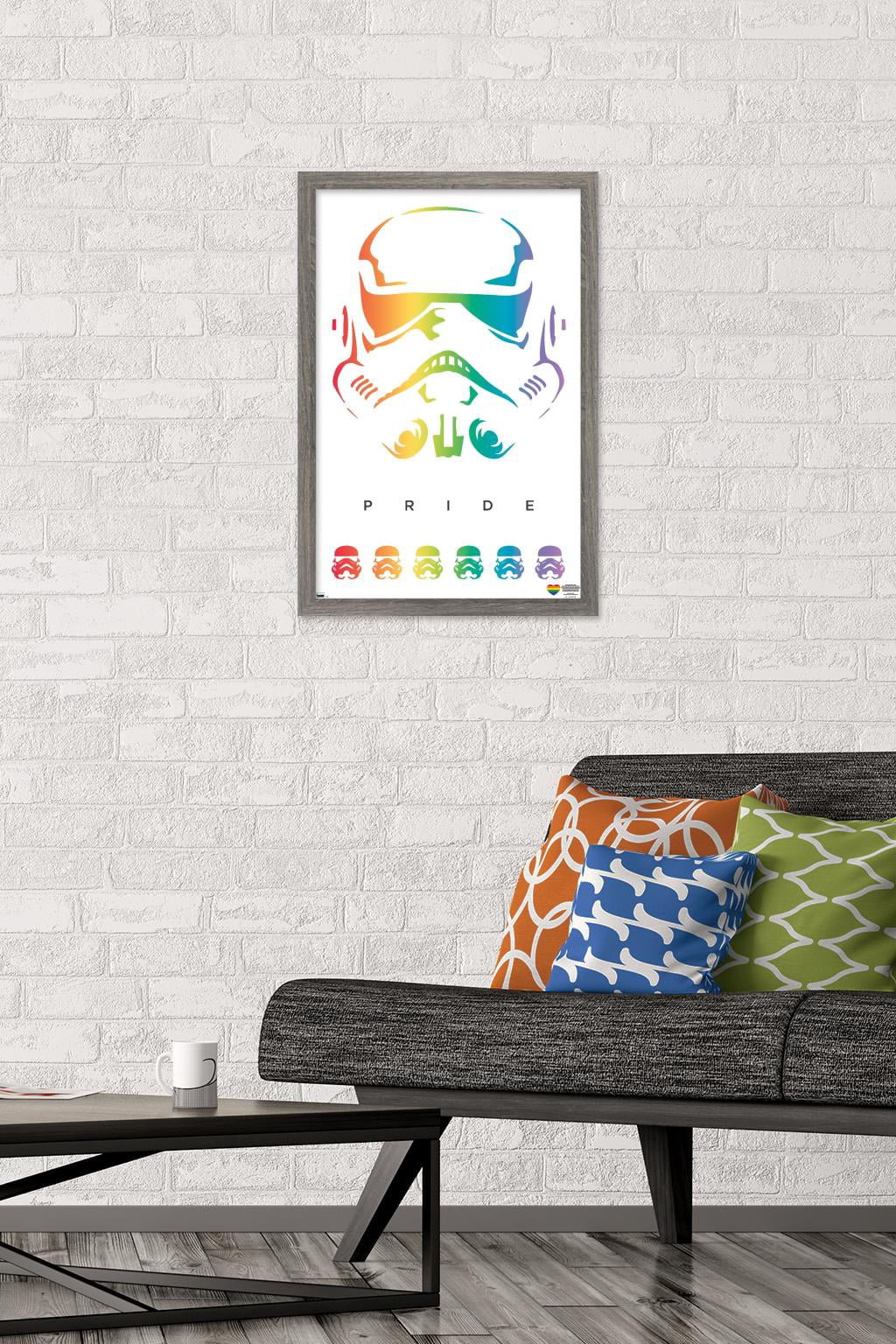 Star Wars: Saga - Stormtrooper Pride Wall Poster, 14.725" x 22.375" Framed