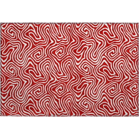 Dalyn Rugs Premium Machine Washable Mayfield AMF1030 Red 1'8" x 2'6" Rug