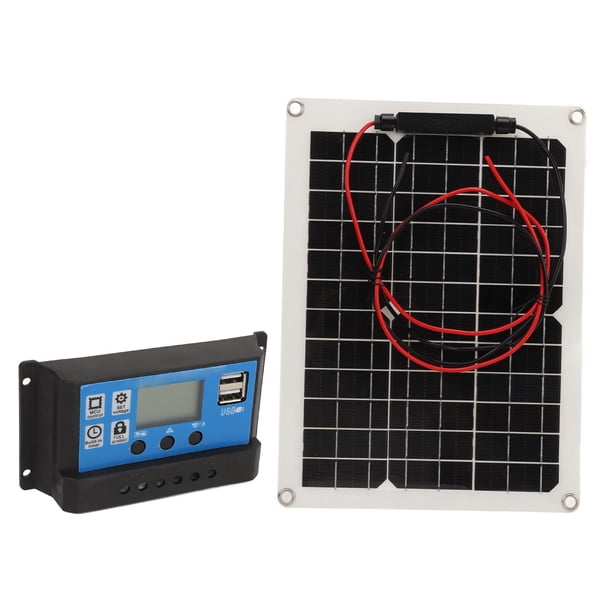Panel Solar, Controlador De Cargador Solar Estable 300W 50A DC 12V 24V Para Teléfonos Celulares