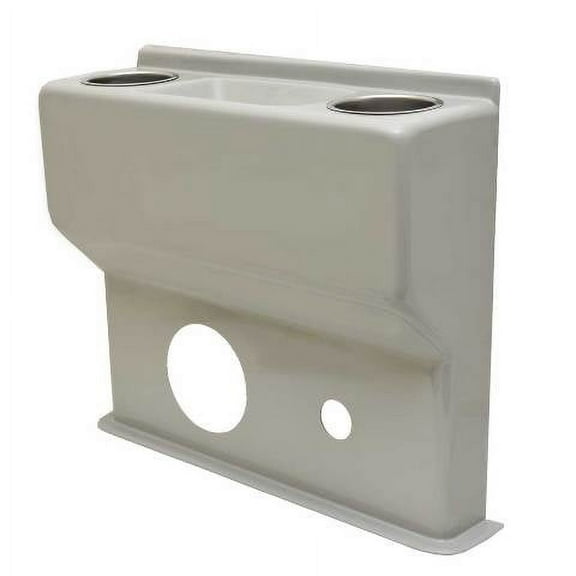G3 Boat Cup Holder Panel 73427180 | 21 5/8 x 17 7/8 Inch Gray Plastic