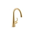 thumbnail image 1 of Kohler 22034-2MB Simplice Robinets d'Évier de Cuisine, Laiton Moderne Brossé Vibrant, 1 of 5