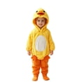 thumbnail image 4 of HAYIMI Toddler Animal Set, Fuzzy Hooded Tops with Feet Pants, Kids Halloween Dress-Up Outfit Clothes Sets, 4 of 5