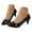 Black, variant on Mostsola Kitten Heels for Women Bow Pumps Shoes Slip on Low Heel Dress Shoes Business Dress Shoes