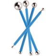 thumbnail image 4 of Juego de Herramientas Raspador - Kit Nivelador de Lechada Bola de Metal Herramienta de Sellado Profesional para Decoración de Arcilla para Esculpir Bordes de Cocina de Baño, 4 Piezas, 4 of 5