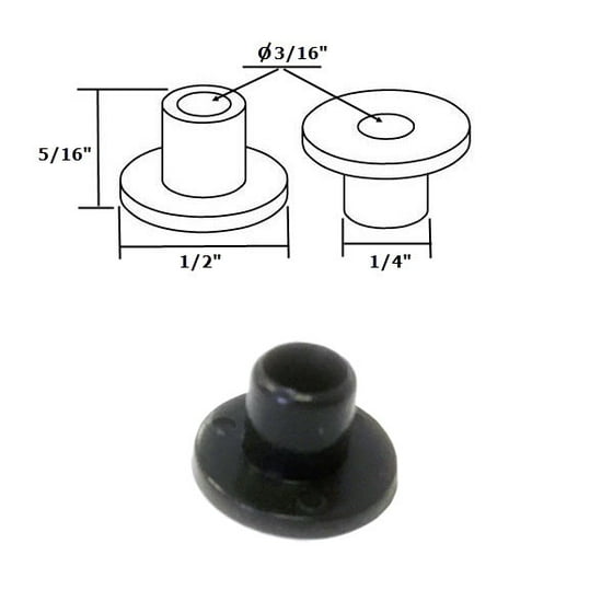 Shower Door Nylon Bushing For Framed Pivot Doors Com