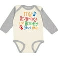 thumbnail image 3 of Inktastic My Grammy and Grampy Love Me Boys or Girls Long Sleeve Baby Bodysuit, 3 of 5