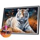 thumbnail image 3 of 5D DIY Taladro Diamante Pintura Tigre Kit Del Arte Artesanía 50x40cm, 3 of 8