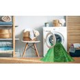 thumbnail image 2 of Ahgly Tapis d'Intérieur Lavable en Machine Carré Vert Transitionnel, 5 Pieds Carré, 2 of 7
