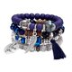 thumbnail image 5 of Pulsera de cuentas bohemia, accesorios decorativos para ropa, delicada pulsera con borlas de alas Estilo C, 5 of 9
