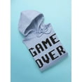 thumbnail image 3 of Game Over Quote Hoodie Men -Image by Shutterstock, Male Large, 3 of 4