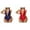 P-Blue 1PCS & RD2 1PCS, variant on (2-Pack) Kcodviy Women Plus Size Underwire Real Silk for Women Set Two Piece Sleepwear Sheer Dress for Women Steel Chain Linked Underwire Ling