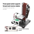 thumbnail image 3 of Mini Electric Belt Sander DIY Polishing Grinding Machine Multifunctional Grinder Cutter Edges Sharpener with 10PCS Sanding Belts ,Wide Use, 3 of 7