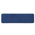 thumbnail image 3 of Oval Shaped Design Embossed Solid Color Memory Foam Soft Bathroom Rug Non-Slip PVC Backing, 3 of 6